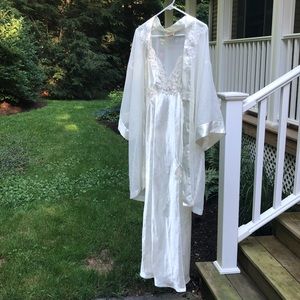 Wedding night dress, robe, underwear